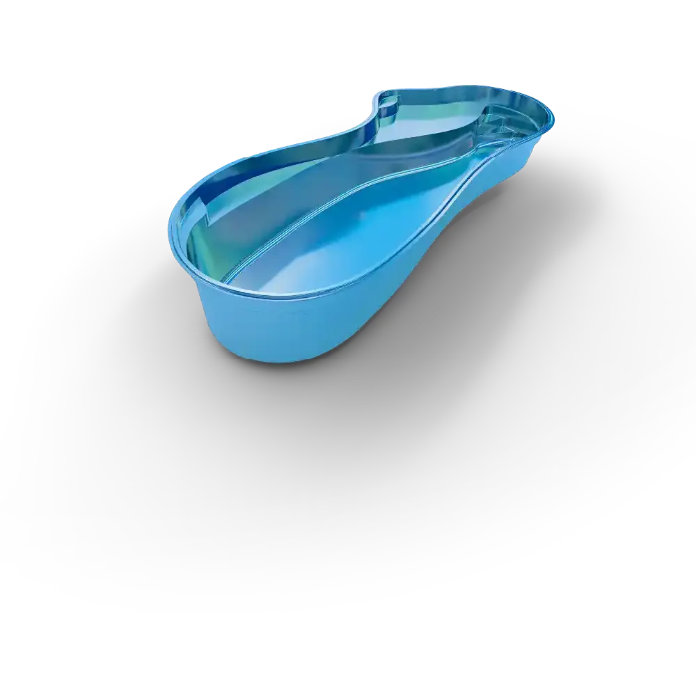 The Maldives swimming pool: silver render